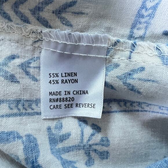 Calypso St Barth Folksy Oversized Top Size Medium Boho Artsy Celestial - Picture 5 of 6